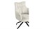 Стул на металлокаркасе Kaser 360 крутящийся ivory / black - комплект из 2 шт 15842-mwdvl - фото 3098496