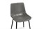 Стул на металлокаркасе Алеида серая экокожа / черный глянец - комплект из 2 шт 610746-mwdvl - фото 3099697