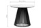 Керамический стол Нэнси 90х90х75 белый мрамор / черный 612876-mwdvl
