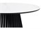 Керамический стол Нэнси 90х90х75 белый мрамор / черный 612876-mwdvl