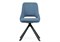 Стул на металлокаркасе Оливер крутящийся синий / черный - комплект из 2 шт 612666-mwdvl - фото 3100073