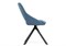 Стул на металлокаркасе Оливер крутящийся синий / черный - комплект из 2 шт 612666-mwdvl - фото 3100075