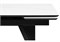 Керамический стол Вейв 160(220)х89 белый мрамор snow white / черный 612186-mwdvl