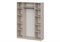 Шкаф Даиго 1600 меланж 607879-mwdvl