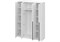 Шкаф Бирма ШК-1600 белое дерево / белое дерево 600827-mwdvl