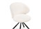 Стул на металлокаркасе Solomon крутящийся white / black - комплект из 2 шт 15600-mwdvl - фото 3107304