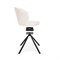 Стул на металлокаркасе Solomon крутящийся white / black - комплект из 2 шт 15600-mwdvl - фото 3107308