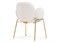 Стул на металлокаркасе Kalipso white / gold - комплект из 2 шт 15592-mwdvl - фото 3107356
