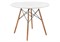 Стол Table 90х72 white / wood 15364-mwdvl