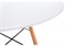 Стол Table 90х72 white / wood 15364-mwdvl
