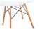 Стол Table 90х72 white / wood 15364-mwdvl