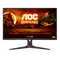 AOC Монитор LCD 23.8'' 16:9 1920х1080(FHD) IPS, nonGLARE, 165 Hz, 300 cd/m2, H178°/V178°, 1000:1, 80M:1, 16.7M, 1ms, VGA, 2xHDMI, DP, USB-Hub, Height adj, Pivot, Tilt, Swivel, Speakers, Black+Cherry 24G2SPU-mrv1 - фото 3141227