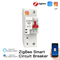 Moes Выключатель автоматический MOES Zigbee circuit breaker 1P 16A ZCB-SC-1P16-mrv