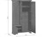 Шкаф с вешалкой Кентаки PPK/110P каштан BRW00008061-blBRWl - фото 3236840 Шкаф с вешалкой Кентаки PPK/110P каштан BRW00008061-blBRWl - фото 3236840