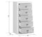 Комод Коен KOM5S ясень снежный BRW70002197-blBRWl - фото 3239729 Комод Коен KOM5S ясень снежный BRW70002197-blBRWl - фото 3239729