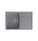 Мойка кухонная кварцевая LEX Geneva 740 Deep Grey spLEXRULE000166 - фото 3708565
