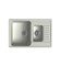 Мойка кухонная кварцевая LEX St.Moritz 740 Space Gray spLEXRULE000042 - фото 3711871