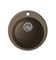 Мойка кухонная кварцевая LEX Lugano 480 Chocolate spLEXRULE000003 - фото 3712325