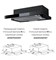 Вытяжка кухонная встраиваемая LEX Hubble G 500 Black spLEXCHAT000036 - фото 3712743