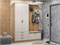 Прихожая  Стиль-03, каркас ЛДСП  Дуб Вотан, фасад ЛДСП  Cashmere In 2S,  2110*1600*380 sppr5VVTtoAR64964 - фото 3806183