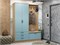 Прихожая  Стиль-03, каркас ЛДСП  Дуб Вотан, фасад ЛДСП  Grey-green In 2S,  2110*1600*380 sppr5VVTtoAR64965 - фото 3806187