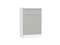 Тумба Стиль ТБ-601 с ящиком Белый, Silky Light Grey, каркас ЛДСП  Белый, фасад МДФ  Silky Light Grey,  907*600*380 sppr5VVTtoAR68710 - фото 3806318