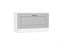 Тумба Стиль ТБ-800 Белый, Grey Silk, Лофт, каркас ЛДСП  Белый, фасад МДФ  Grey Silk,  475*800*380 sppr5VVTtoAR74503 - фото 3806373