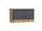 Тумба Стиль ТБ-800 Дуб Вотан, Graphite Softwood, каркас ЛДСП  Дуб Вотан, фасад МДФ  Graphite Softwood,  475*800*380 sppr5VVTtoAR59865 - фото 3806403