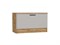 Тумба Стиль ТБ-800 Дуб Вотан, Grey Silk, Фрейм, каркас ЛДСП  Дуб Вотан, фасад МДФ  Grey Silk,  475*800*380 sppr5VVTtoAR74504 - фото 3806405