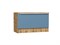 Тумба Стиль ТБ-800 Дуб Вотан, Silky Blue, каркас ЛДСП  Дуб Вотан, фасад МДФ  Silky Blue,  475*800*380 sppr5VVTtoAR63276 - фото 3806409