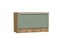 Тумба Стиль ТБ-800 Дуб Вотан, Silky Mint, каркас ЛДСП  Дуб Вотан, фасад МДФ  Silky Mint,  475*800*380 sppr5VVTtoAR63273 - фото 3806412