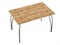 Стол обеденный прямоугольный TLC-1.2 (ОС-11), столешница ЛДСП  Wotan Oak 2S, каркас Сталь  Aluminum Gloss,  742*1200*750 sppr5VVTtoAR72086