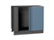Кухонный гарнитур модульный Фьюжн-04, каркас ЛДСП  Graphite, фасад МДФ  Silky Blue,  2340*2200/1800*600 sppr5VVTtoAR59594