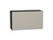 Кухонный  Шкаф верхний горизонтальный Фьюжн Graphite, Silky Grey, 460, 800, каркас ЛДСП  Graphite, фасад МДФ  Silky Grey,  460*800*318 sppr5VVTtoAR57216 - фото 3809707