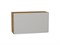 Кухонный  Шкаф верхний горизонтальный Фьюжн Дуб Вотан, Silky Light Grey, 460, 800, каркас ЛДСП  Дуб Вотан, фасад МДФ  Silky Light Grey,  460*800*318 sppr5VVTtoAR66561 - фото 3809821