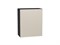Кухонный  Шкаф верхний с 1-ой дверцей Фьюжн Graphite, Cream Silk, 720, 600, каркас ЛДСП  Graphite, фасад МДФ  Cream Silk,  716*600*320 sppr5VVTtoAR71928 - фото 3809944