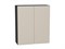 Кухонный  Шкаф верхний с 2-мя дверцами Фьюжн Graphite, Cream Silk, 920, 800, каркас ЛДСП  Graphite, фасад МДФ  Cream Silk,  920*800*320 sppr5VVTtoAR71942 - фото 3810250