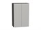 Кухонный  Шкаф верхний с 2-мя дверцами Фьюжн Graphite, Silky Light Grey, 920, 600, каркас ЛДСП  Graphite, фасад МДФ  Silky Light Grey,  920*600*320 sppr5VVTtoAR66621 - фото 3810265