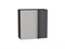 Кухонный  Шкаф верхний прямой угловой Фьюжн Graphite, Silky Light Grey, 720, каркас ЛДСП  Graphite, фасад МДФ  Silky Light Grey,  716*700*345 sppr5VVTtoAR66572 - фото 3810418