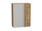 Кухонный  Шкаф верхний прямой угловой Фьюжн Дуб Вотан, Silky Light Grey, 920, каркас ЛДСП  Дуб Вотан, фасад МДФ  Silky Light Grey,  920*700*345 sppr5VVTtoAR66571 - фото 3810457