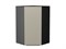 Кухонный  Шкаф верхний угловой Фьюжн Graphite, Silky Grey, 920, каркас ЛДСП  Graphite, фасад МДФ  Silky Grey,  920*600*600 sppr5VVTtoAR52096 - фото 3810473