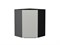 Кухонный  Шкаф верхний угловой Фьюжн Graphite, Silky Light Grey, 720, каркас ЛДСП  Graphite, фасад МДФ  Silky Light Grey,  716*600*600 sppr5VVTtoAR66633 - фото 3810474