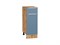 Кухонный  Шкаф нижний с 1-ой дверцей и ящиком Фьюжн Дуб Вотан, Silky Blue, 300, каркас ЛДСП  Дуб Вотан, фасад МДФ  Silky Blue,  816*300*480 sppr5VVTtoAR60941 - фото 3810885