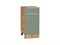 Кухонный  Шкаф нижний с 1-ой дверцей и ящиком Фьюжн Дуб Вотан, Silky Mint, 400, каркас ЛДСП  Дуб Вотан, фасад МДФ  Silky Mint,  816*400*480 sppr5VVTtoAR60947 - фото 3810895