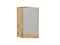 Кухонный  Шкаф нижний торцевой Фьюжн Дуб Вотан, Silky Light Grey, каркас ЛДСП  Дуб Вотан, фасад МДФ  Silky Light Grey,  816*296*554 sppr5VVTtoAR66705 - фото 3811113