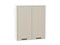 Кухонный гарнитур модульный Фрейм-02, каркас ЛДСП  Белый, фасад МДФ  Cream Silk,  2340*2200*600 sppr5VVTtoAR70037