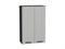 Кухонный  Шкаф верхний с 2-мя дверцами Фрейм Graphite, Grey Silk, 920, 600, каркас ЛДСП  Graphite, фасад МДФ  Grey Silk,  920*600*324 sppr5VVTtoAR68997 - фото 3812635
