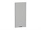Фасад  ФГ Фрейм 130.60 Grey Silk,    МДФ  Grey Silk,  1312*596*22 sppr5VVTtoAR078-8201 (68763) - фото 3813334