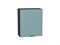 Кухонный  Шкаф верхний с 1-ой дверцей Флэт Graphite, Grey-green In 2S, 720, 600, каркас ЛДСП  Graphite, фасад ЛДСП  Grey-green In 2S,  716*600*318 sppr5VVTtoAR56910 - фото 3813787