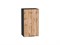 Кухонный  Шкаф верхний с 1-ой дверцей Флэт Graphite, Wotan Oak 2S, 720, 400, каркас ЛДСП  Graphite, фасад ЛДСП  Wotan Oak 2S,  716*400*318 sppr5VVTtoAR52607 - фото 3813820